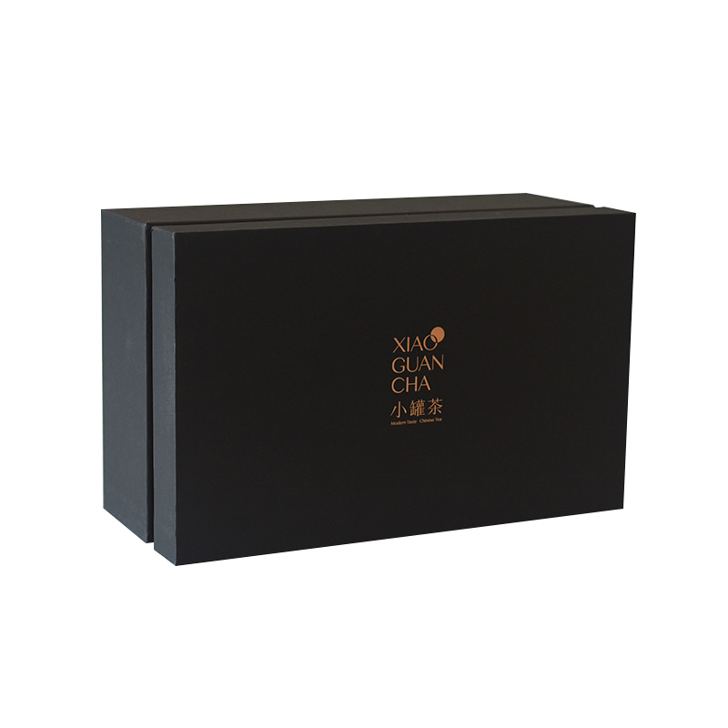 OEM diseñador a medida, fabricante de cajas de cartón negro de lujo
